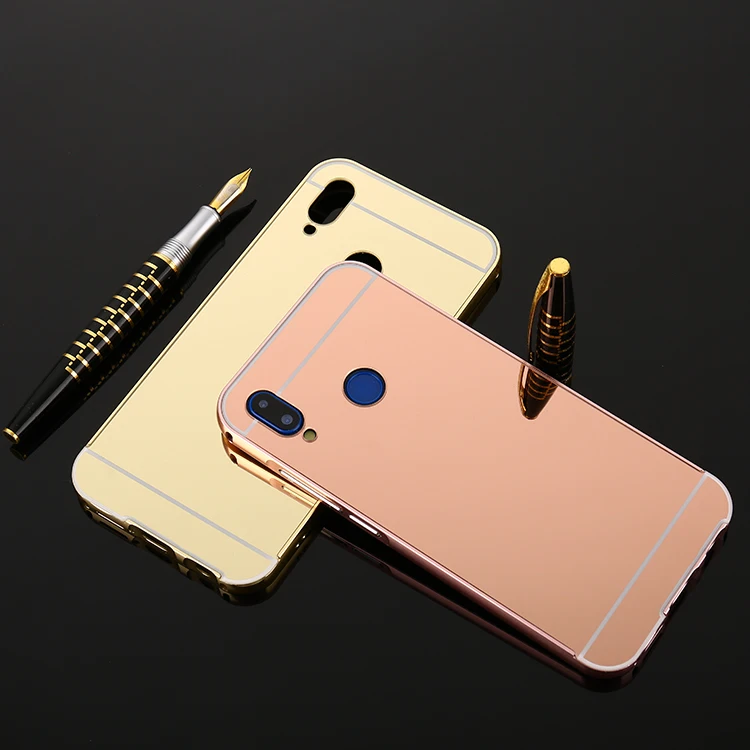 Роскошный зеркальный чехол для Xiaomi Redmi Note 5 Pro ультра тонкий алюминиевый