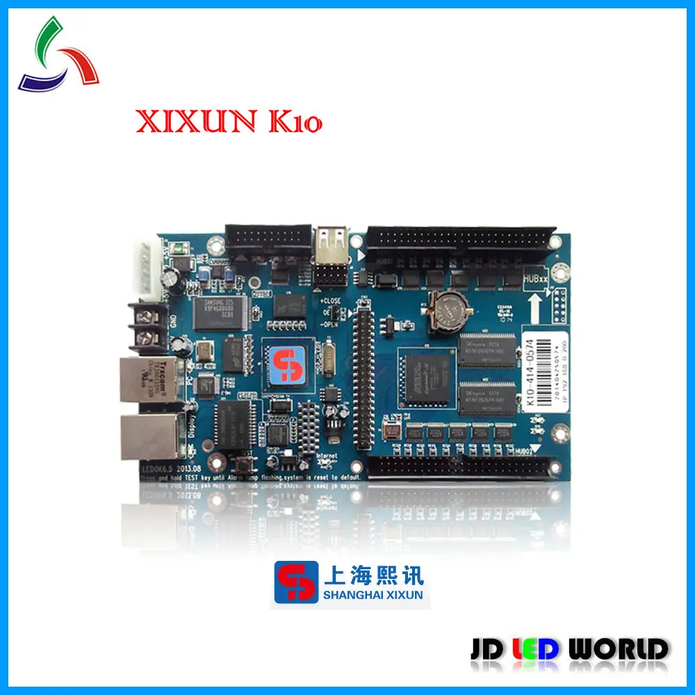 Полноцветный светодиодный видеоэкран Xixun K10 отправляющая карта и Асинхронный