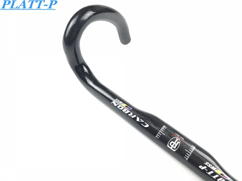 

Bicycle handlebars carbon road bicycle new handlebar fall ud carbon road 125mm reach 80mm 31.8x400 /420 / 440mm carbon handlebar