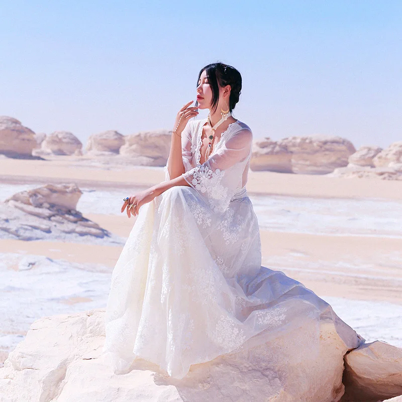 2017 весеннее летнее Сексуальное Белое Кружевное цельнокроеное платье с