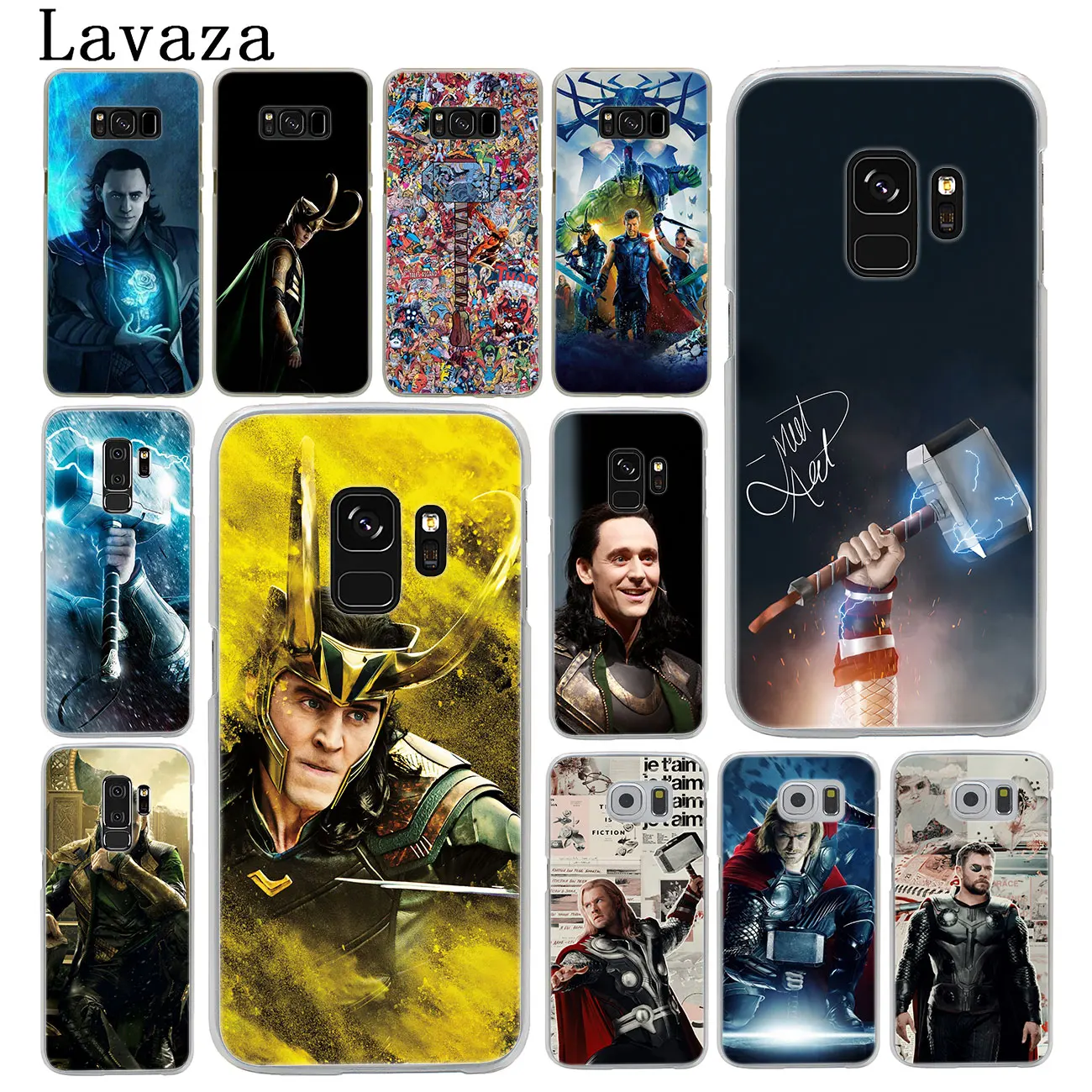 Твердый чехол для телефона Lavaza Thor Marvel Loki Samsung Galaxy S10 E S8 + S9 Plus S6 S7 Edge