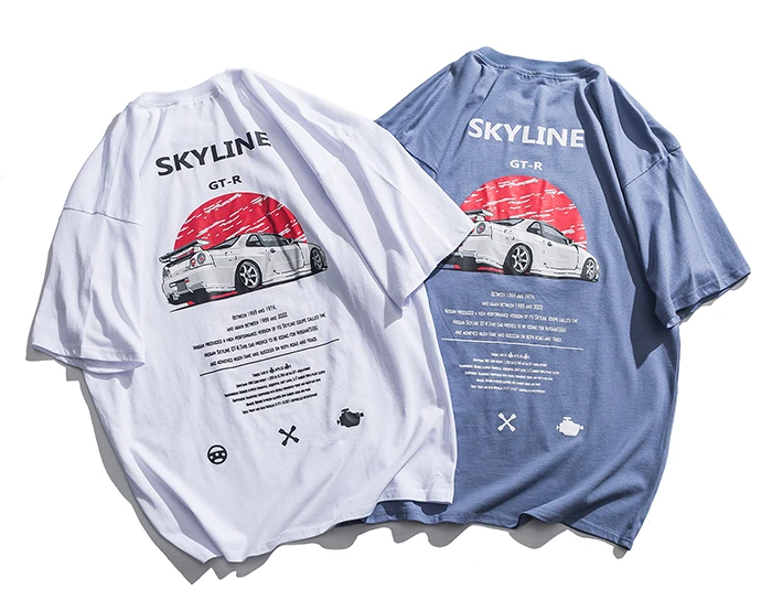 Aelfric Eden Classic poleras Car Fans футболка с буквенным принтом хлопковая Футболка с круглым вырезом Мужская забавная уличная одежда футболки с коротким рукавом