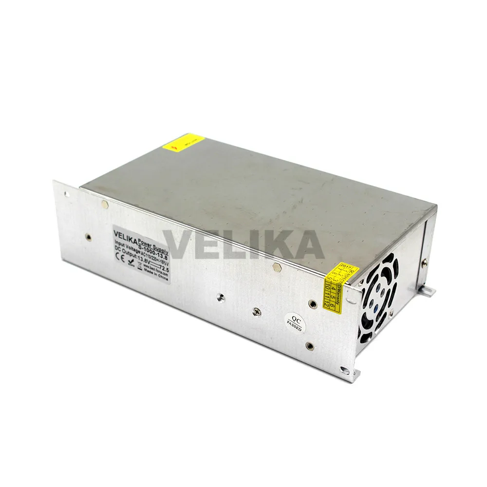 DC13.8V 72.5A 1000W переключатель питания 13 8 V AC к DC постоянного напряжения Драйвер