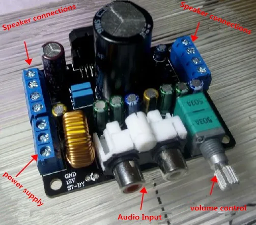 200W Four-channel TDA7850 Car amplifier board with ACC Function control | Электроника