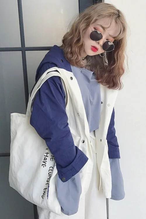 Корея Chic Разделение хит Цвет дишащая верхняя одежда легкая тонкая все-матч Для