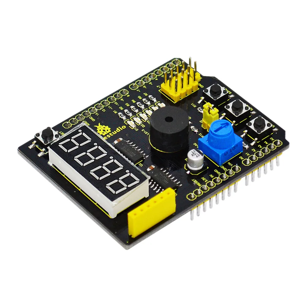 Keyestudio многоцелевой щит V2 ж/Подарочная коробка для Arduino стартера