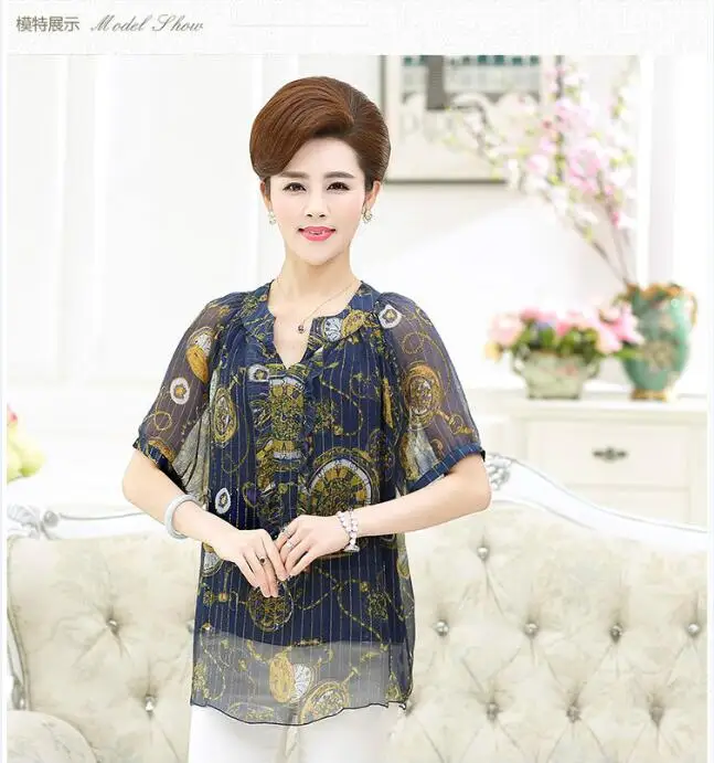 2016 Популярные летние модные элегантные женские шелковые блузки и рубашки