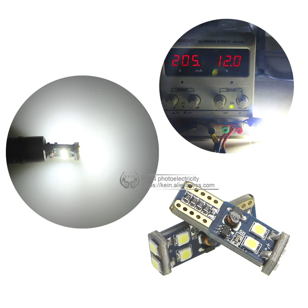 KEIN 2 шт. автостайлинг t10 w5w светодиодные лампы 3030 6smd светодиодный автомобильный