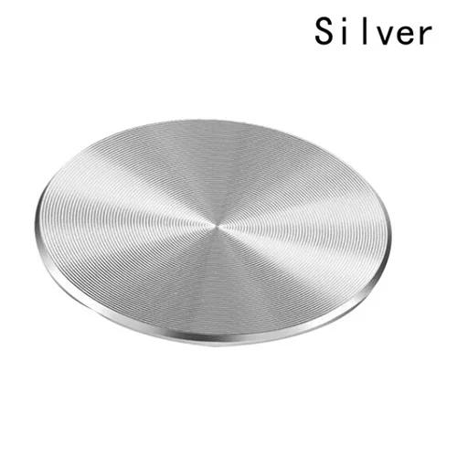 CD style silver 1 шт. магнитный держатель для мобильного телефона, gps, автомобиля, магнитный держатель, подставка, сменная наклейка, металлическая пластина, используемые аксессуары - Название цвета: CD style silver