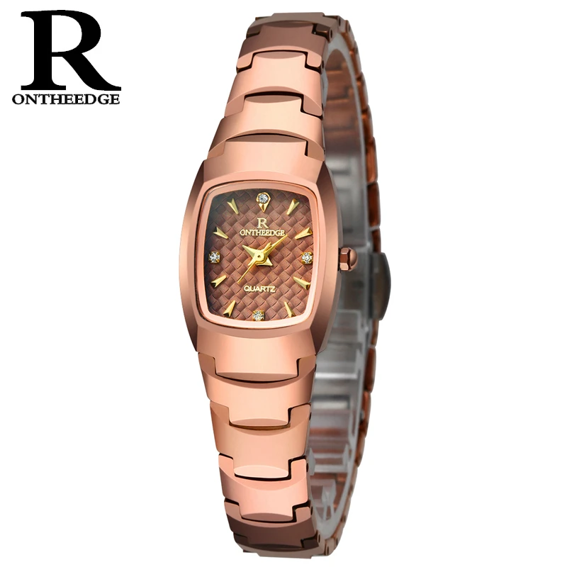 2017 Топ люксовый бренд RONTHEEDGE Брендовые Часы для женщин Бизнес маленький циферблат
