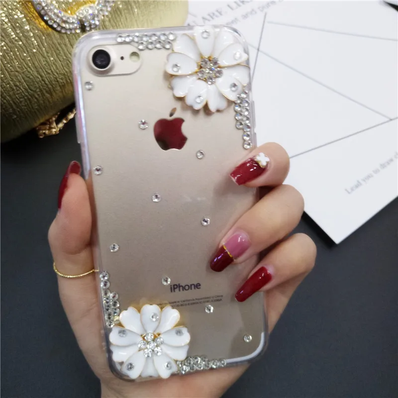 Чехол для телефона XSMYiss с блестящими стразами и бриллиантами iPhone X XS MAX XR 6 6S 7 8 Plus 11