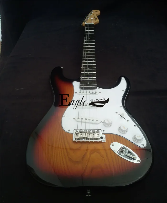 Орел. Бабочка Электрогитара Бас гитара Custom Shop ST из ясеня