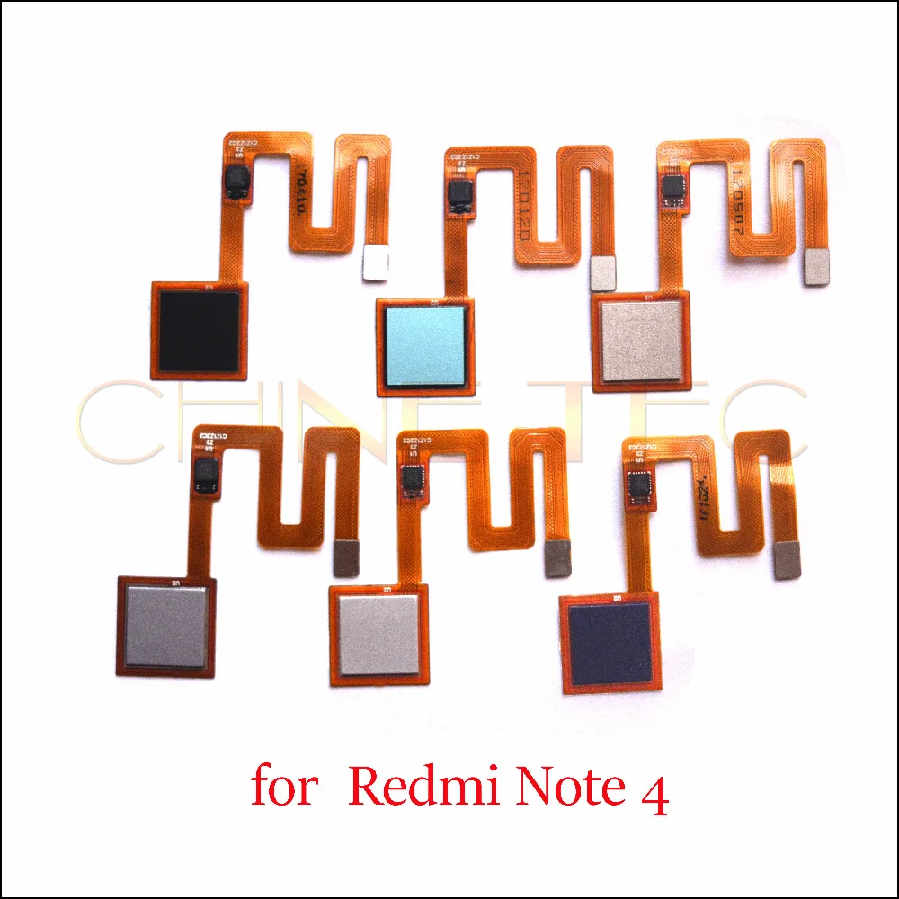 Оригинальный тестированный сканер отпечатков пальцев для Xiaomi Redmi Note 4 MTK helio X20 fpc