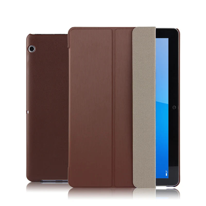 Ультратонкий чехол книжка из ПУ кожи 3 папка для Huawei MediaPad T3 10 AGS W09 L09 планшета|huawei
