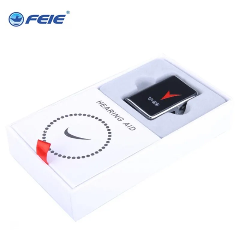 

Pocket Hearing Aid Adjustable Best Sound Amplifier/Receiver Elderly Deaf Hearing Aids Ear Care Adjustable Voice Volume V-99