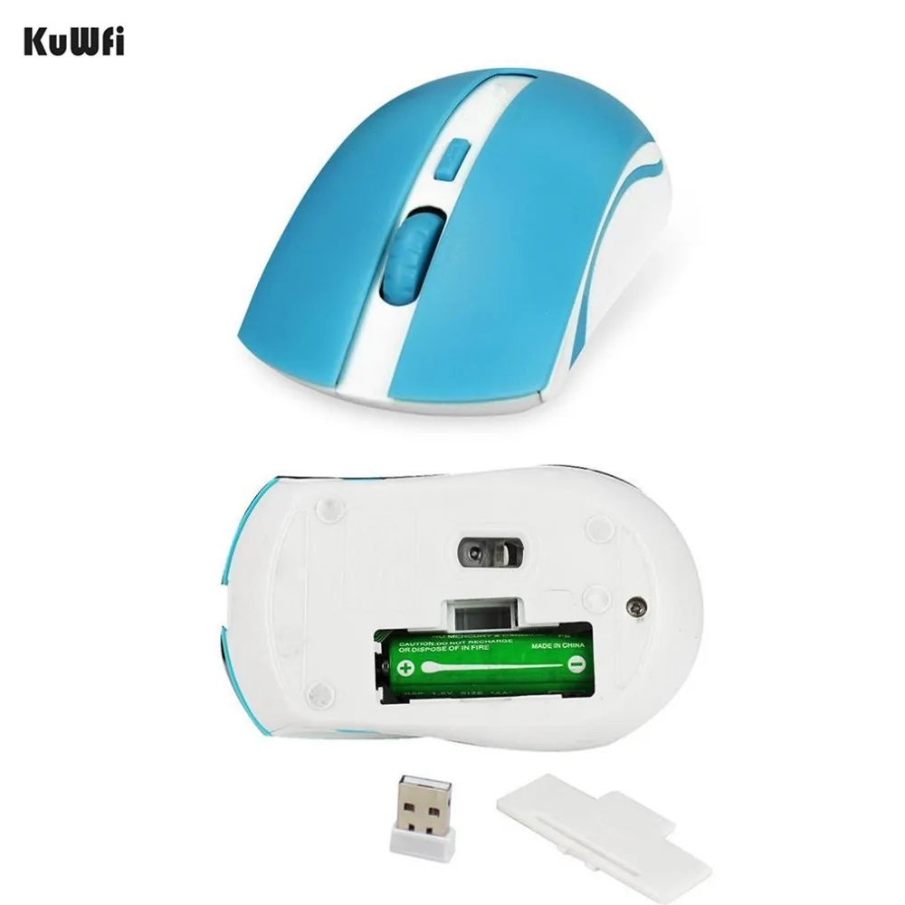 KuWfi Ultra Slim Wireless Keyboard 2.4Ghz and Mouse Combos For Desktop Laptop PC Computer Set | Компьютеры и офис