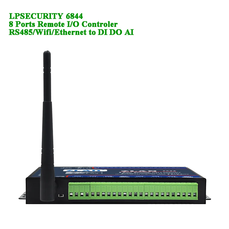 Пульт дистанционного управления IO 8 портов RS485/Wi Fi/Ethernet в DI DA AI Modbus RTU TCP LAN цифровой