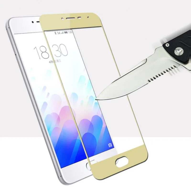 Закаленное 3D стекло для Meizu M6 2 шт. полноэкранная Защитная пленка Meilan M 6 M711H