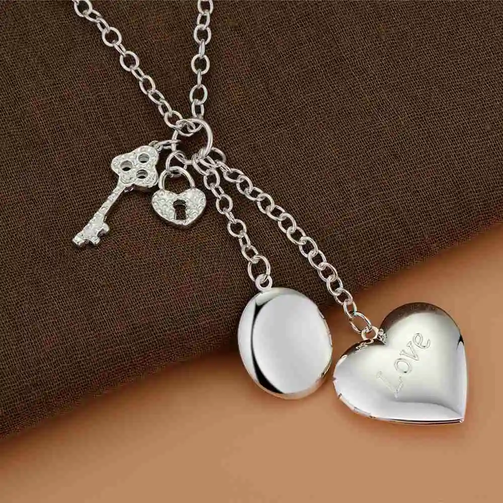 Pendant Necklaces Silver necklace fashion jewelry /bneakela daealrla | Украшения и аксессуары