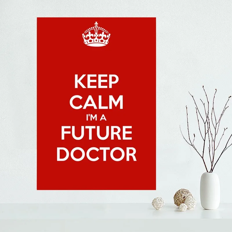 Тканевый постер на заказ с надписью Keep Calm художественный декоративный тканевый