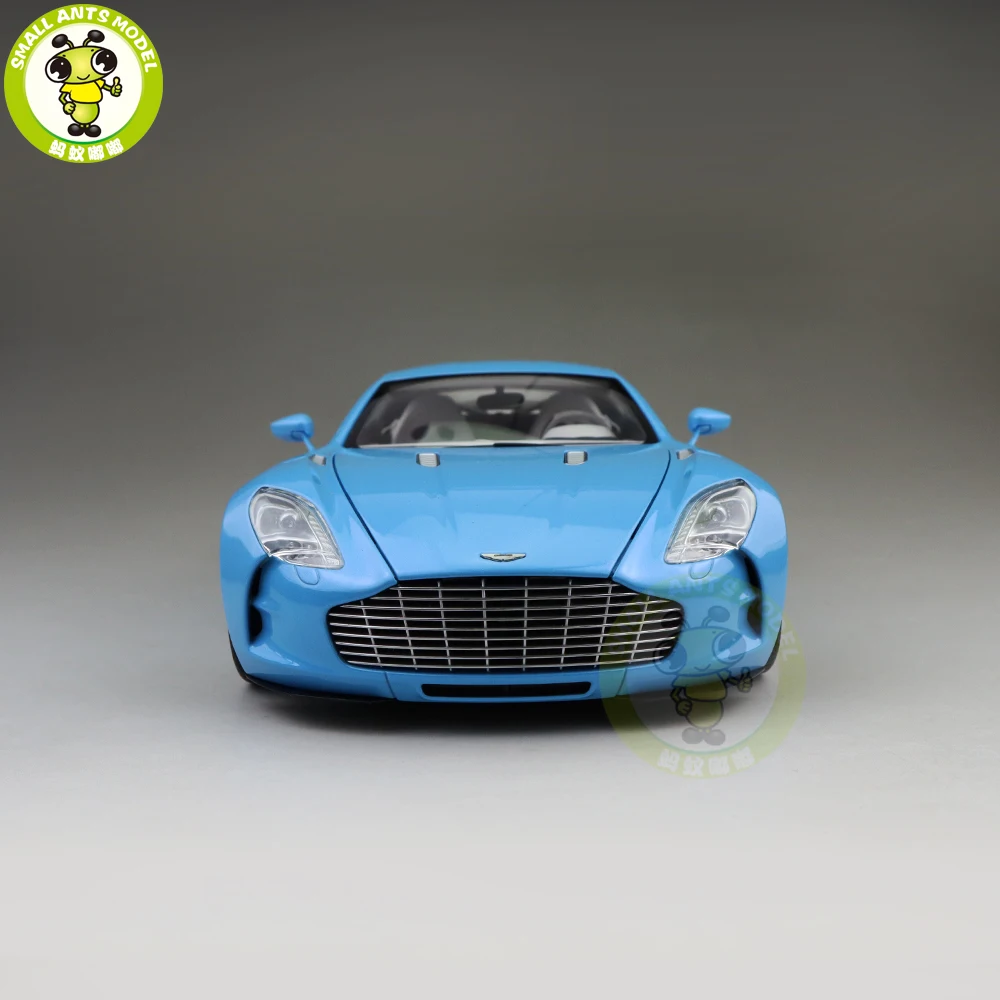 1/18 AUTOart 70240 ASTON MARTIN ONE 77 литая модель автомобиля синий