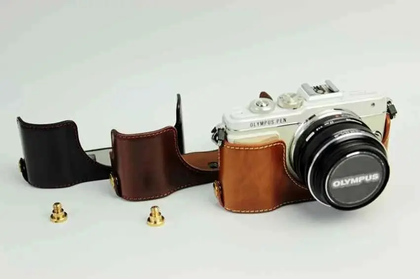 Чехол для камеры из искусственной кожи для Olympus Pen Lite E-PL7 E-PL8 EPL7 EPL8