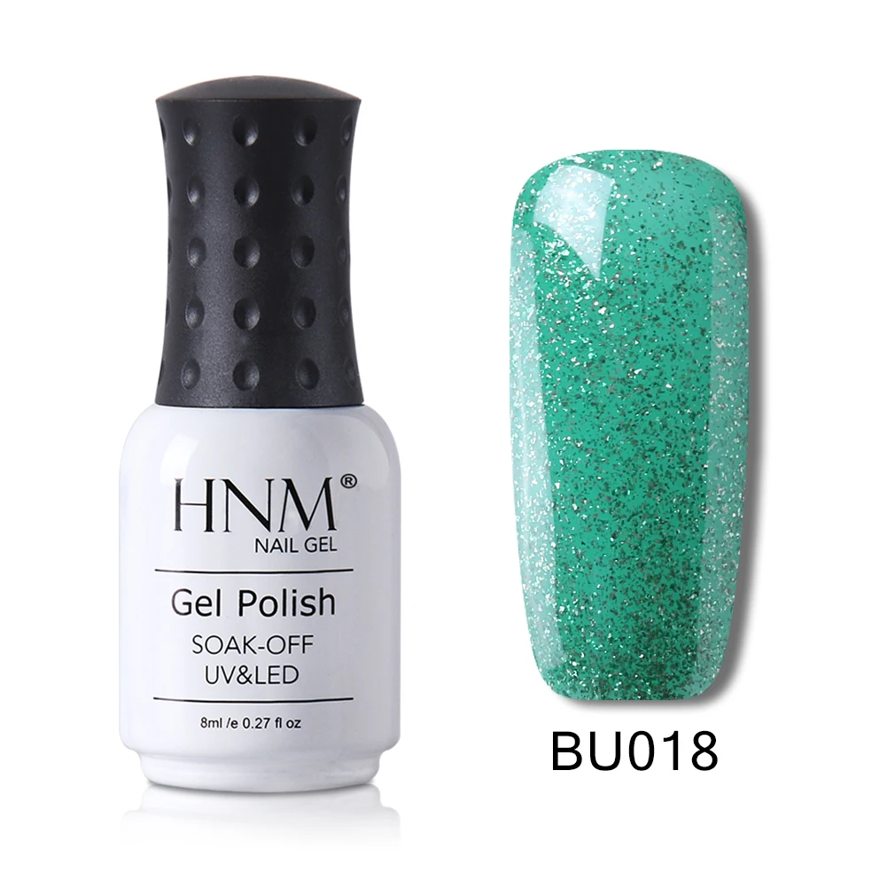 HNM 8 мл синий цвет серия Гель лак для ногтей гибридная краска Лаки Vernis Гель-лак для УФ-лампы Набор Полупостоянный маникюрный лак - Цвет: 18
