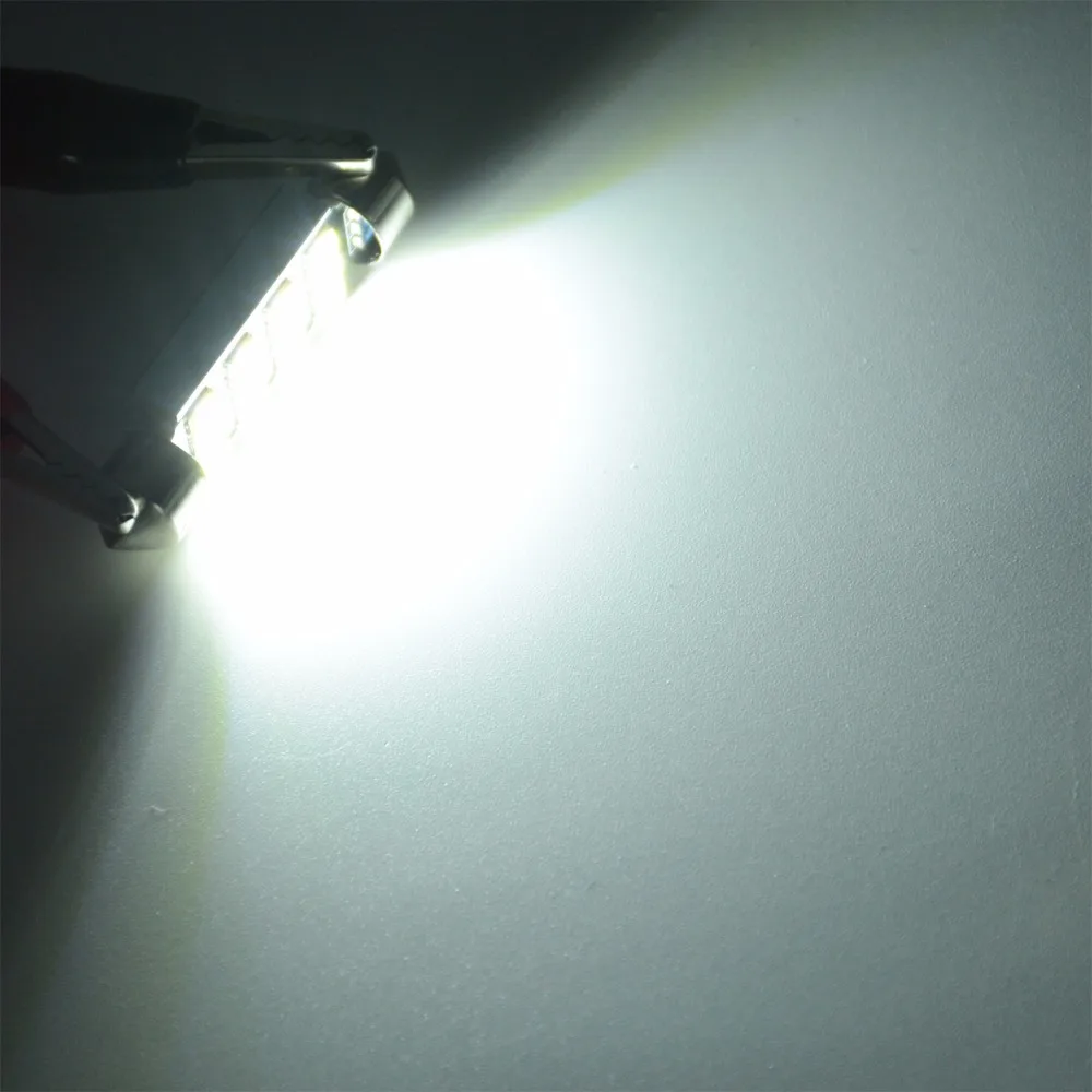 2 шт. Автомобильные светодиодные гирлянды из алюминия 1 72 дюйма 41 мм|interior car lights|car