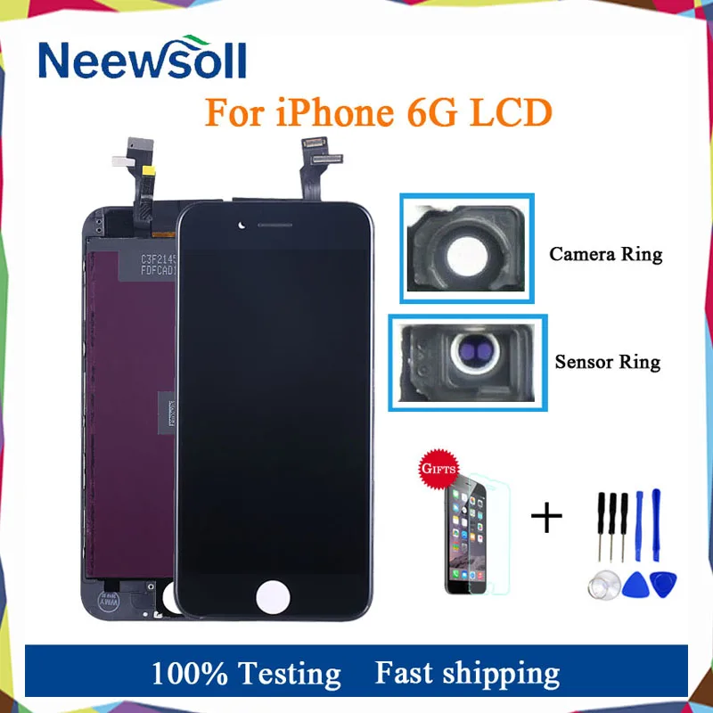 AAA Качество ЖК экран для iPhone 6 дисплей в сборе Замена с оригинальным дигитайзером