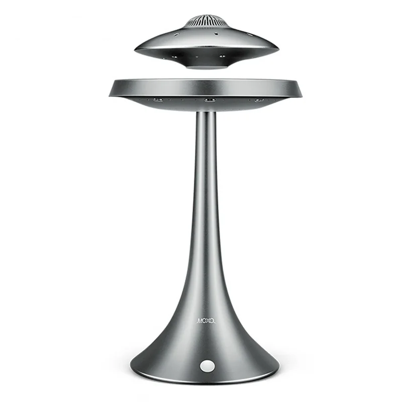 Беспроводная стереоколонка UFO магнитная левитация bluetooth зарядка звук модная