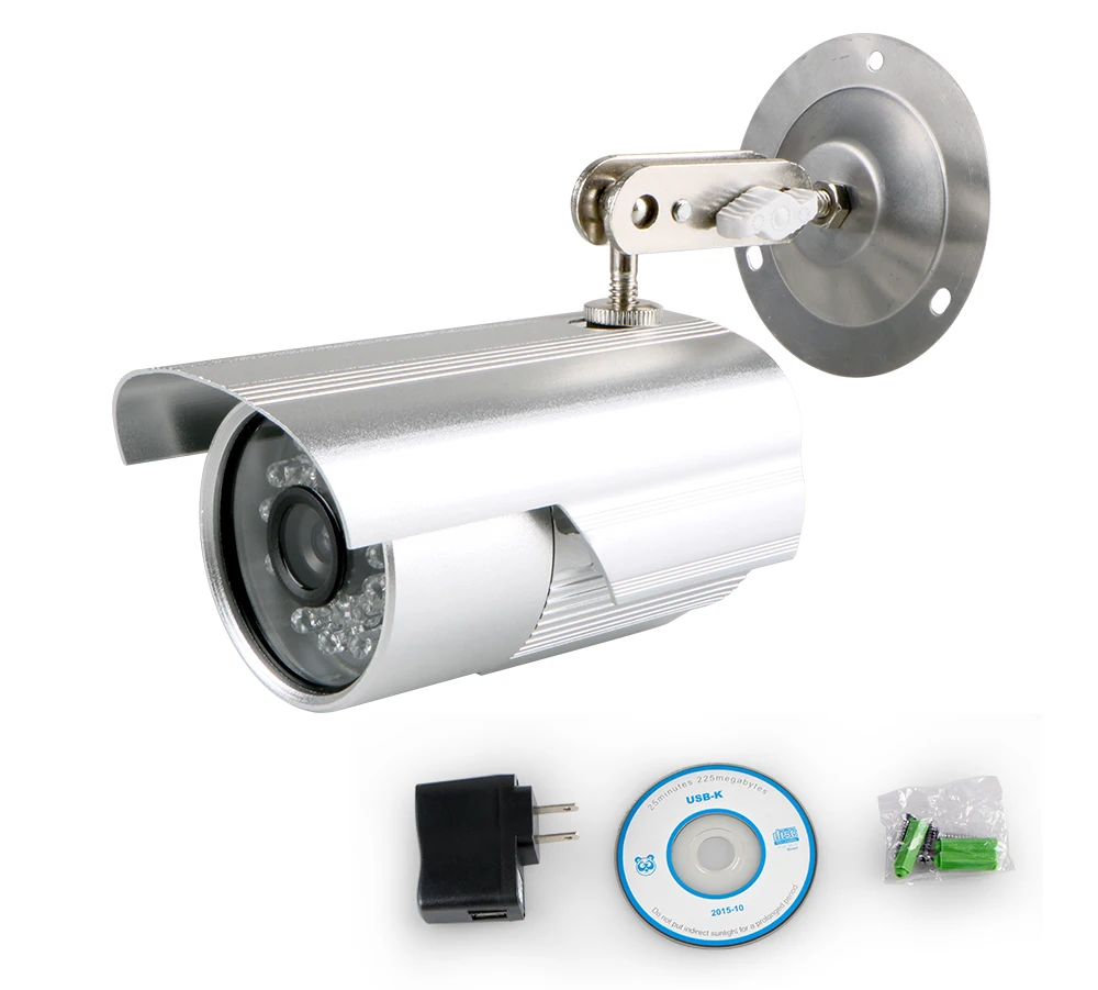 Outdoor CCTV Digital Video Recorder Security Camera System Built In TF Card 24 Infrared Light | Безопасность и защита