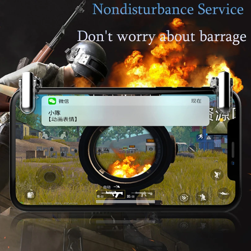 Мини телефон геймпад триггер Кнопка огня новый Aim ключ смартфон мобильный GamesShooter