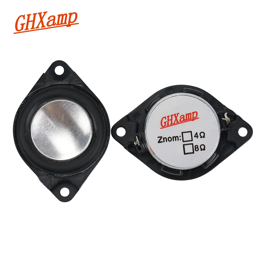 GHXAMP 1 дюймов 4OHM 2 Вт полный спектр мини-динамик с ушками 28 мм портативный Bluetooth динамик s PU боковой неодимовый динамик Diy 1 пара