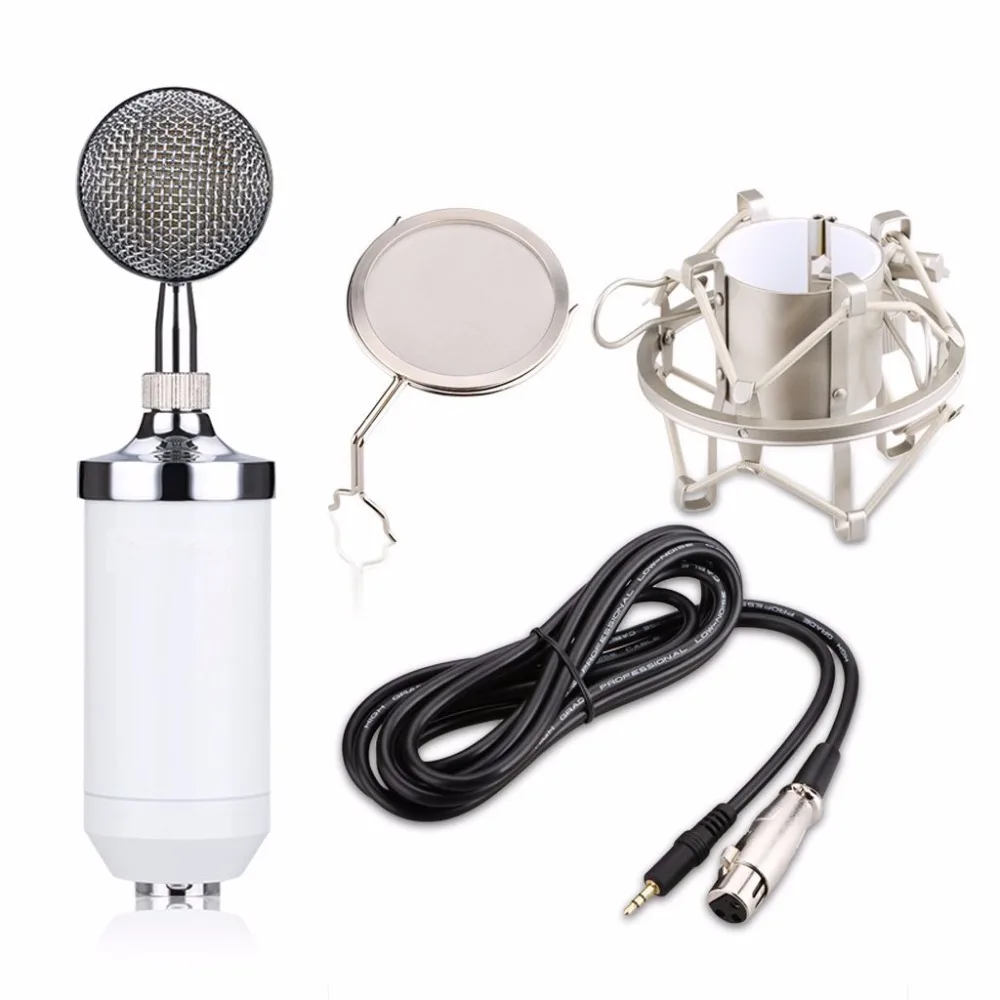 Микрофон TTKK BM8000 + линия комплекты микрофонов металлический комплект с