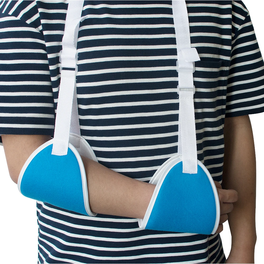 Треугольная повязка на руку эффективнее снимает усталость шеи пациента| |