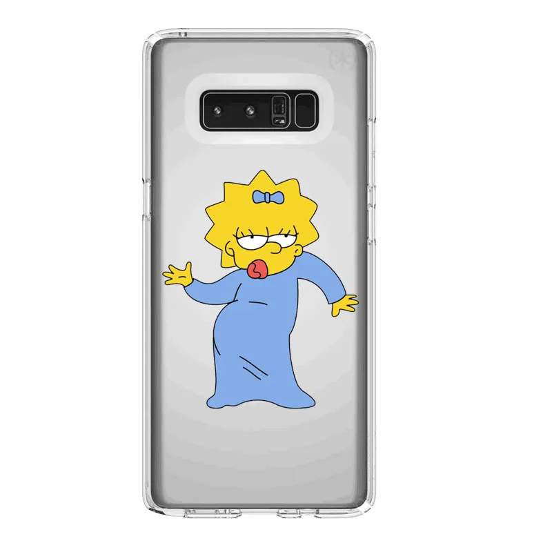 Симпсон ТПУ мягкий чехол для samsung A30 A50 S10LITE S6 S9 S7 S8 S9PIUS S7EDGE 2018A8 A6 NOTE9 NOTE8 A8PIUS A6PIUS