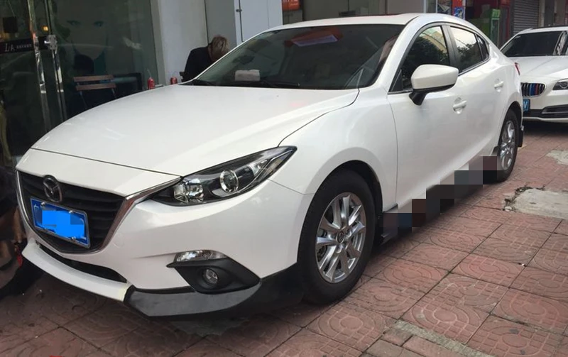 Использовать для Mazda m3 бампер губы год Мазда 3 PP пластиковый комплект кузова бампер губы спойлер Спорт