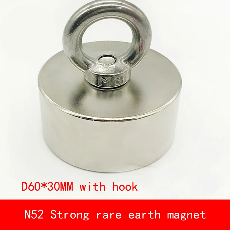 1 шт. неодимовый магнит с крючком 60 х30 мм|rare earth neodymium magnets|neodymium magnetmagnet with hook |