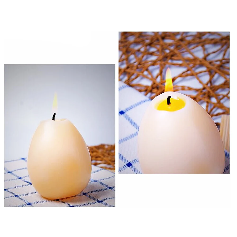 2 шт. пасхальное креативное симпатичное яйцо форма свечи фестиваль для дня