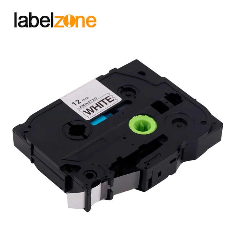 Ламинированная лента LABELZONE Tze231 для этикеток совместимая с Brother Black on White Tz231 tze
