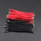 100PCSLOT Tin-Plated Breadboard PCB Solder Cable 24AWG 5cm Fly Jumper Wire Cable Tin Conductor Wires 1007-24AWG Connector Wire