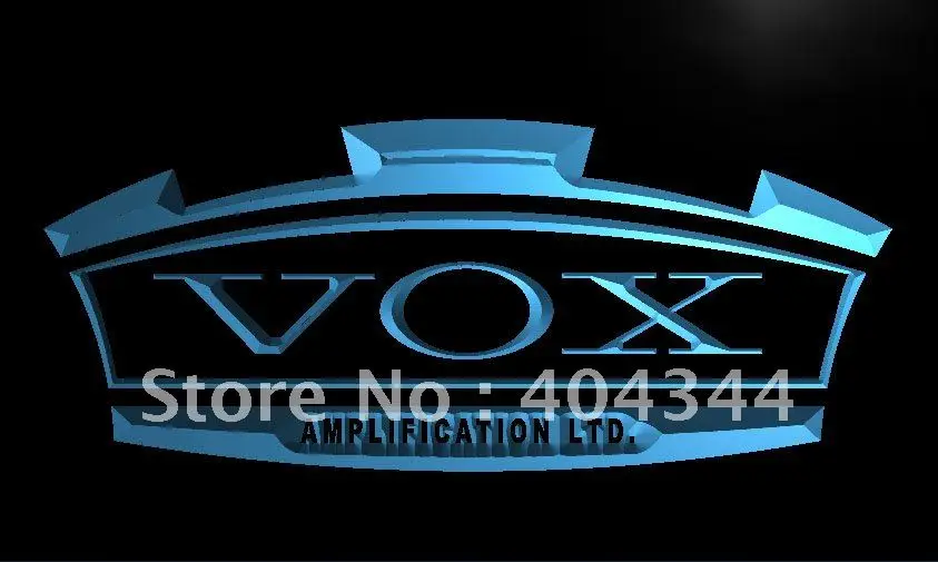 LL180- VOX усилитель гитары бас полоса СВЕТОДИОДНЫЙ светильник неоновая световая