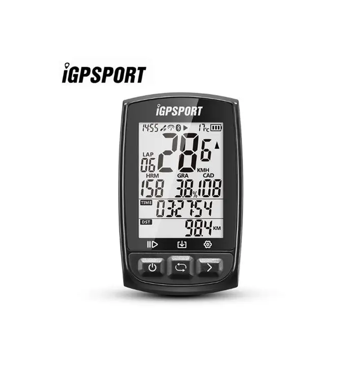 I gps порт IGS50E Водонепроницаемый IPX7 велосипедный компьютер gps ANT+ беспроводной Спидометр велосипедный Цифровой Секундомер Велосипедный спидометр - Цвет: IGS50E