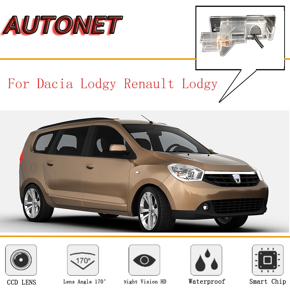 AUTONET камера заднего вида для Dacia Lodgy/для Renault Lodgy/ночного видения/CCD/камера заднего вида/камера резервного копирования/камера номерного знака
