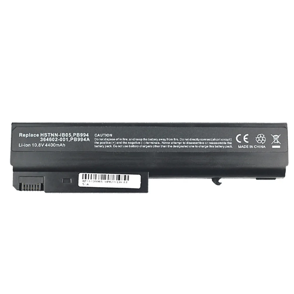Аккумулятор для ноутбука HP COMPAQ NC6400 NC6200 NC6115 NC6120 NC6140 NC6220 NC6230 NC6300 NC6320 NX5100 4400-001 6 ячеек