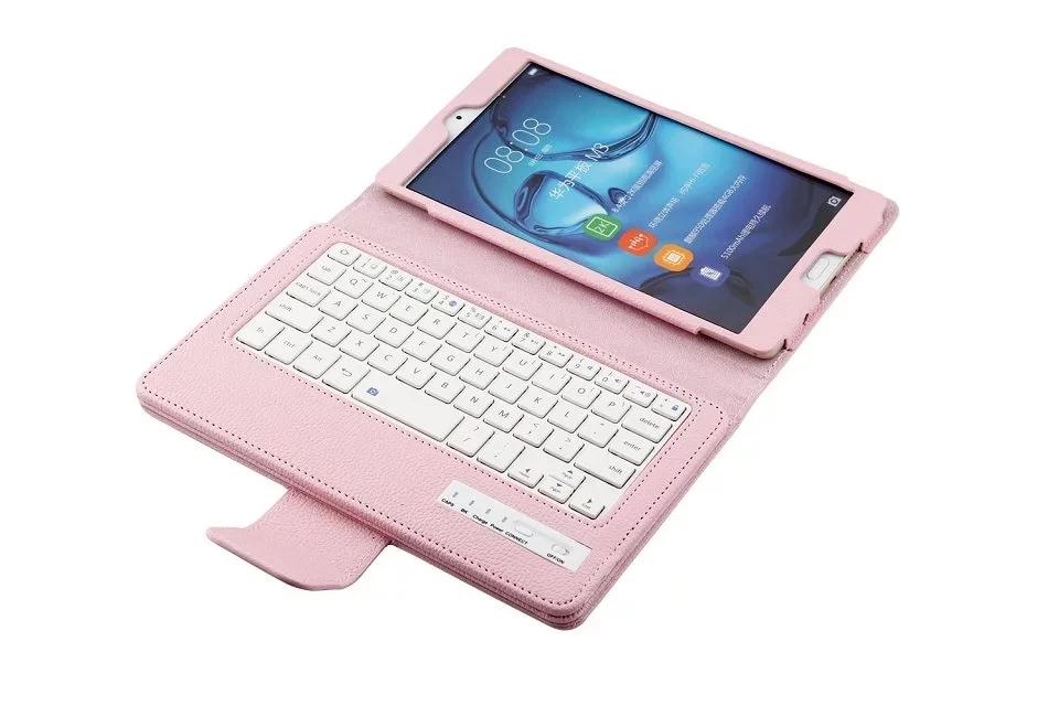 Съемная Беспроводная клавиатура Bluetooth 3 0 чехол книжка из искусственной кожи док