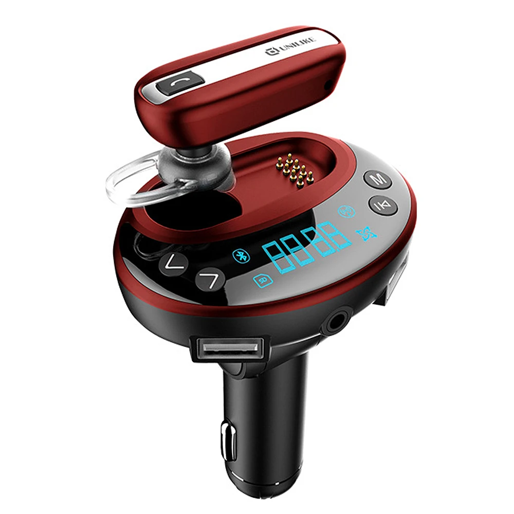 Lonleap устройство для автомобиля с двумя портами USB Bluetooth громкой связи AUX MP3 плеер FM