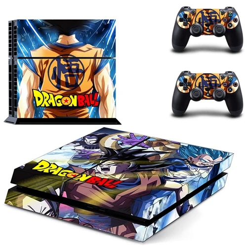 HOMEREALLY наклейка s Dragon Ball Z Обложка Наклейка PS4 Кожа Наклейка для sony Play Station 4 консоль и контроллер ps4 тонкая кожа - Цвет: PS4 console skin