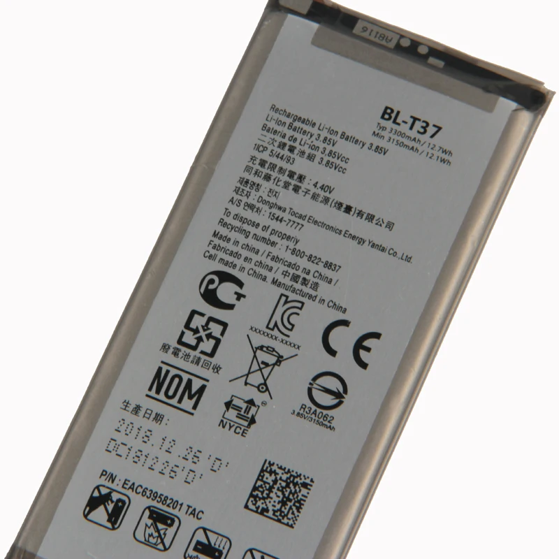 Оригинальный аккумулятор для телефона LG Q Stylo 4 Q710 Q710MS Q710CS BL T37 3300 мАч|Аккумуляторы
