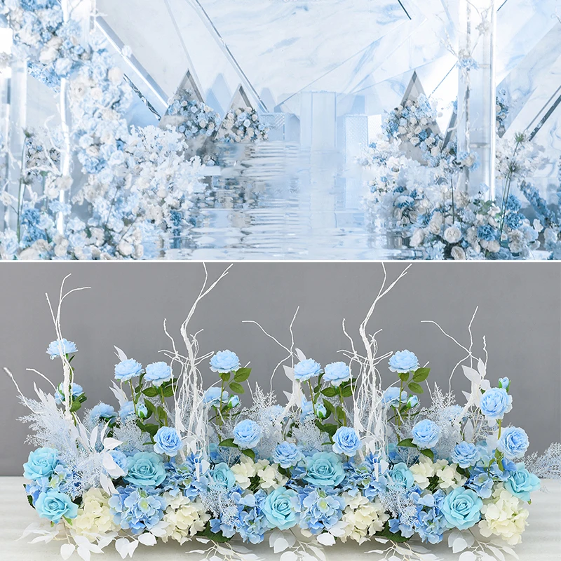 Искусственный цветок свадебный фон украшение арки стены DIY Украшение дома